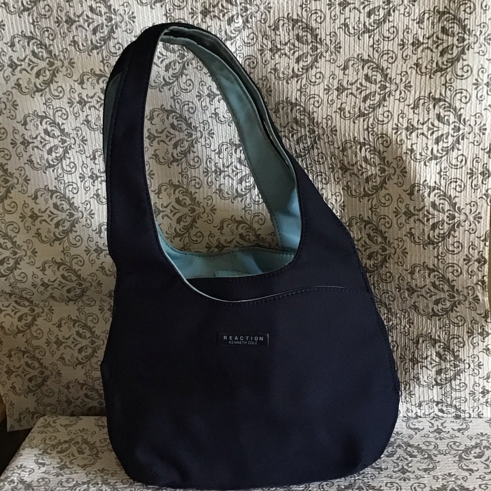 Kenneth Cole Reaction Dark Blue Hobo Bag